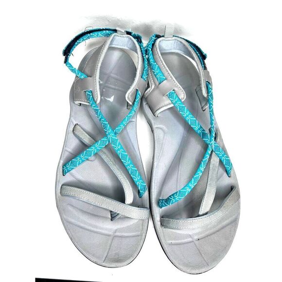 Northside women's Sandals Open Toe Strap comfy green grey Sandals 10. - Picture 5 of 9